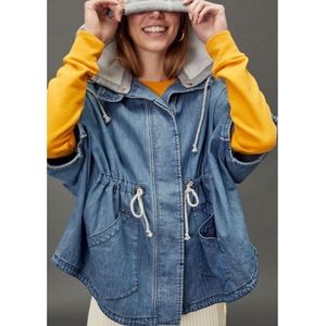 Anthropologie Pilcro Denim Kimono Denim Jacket